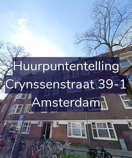 Foto gevel Huurpuntentelling voor Crynssenstraat 39-1, Amsterdam