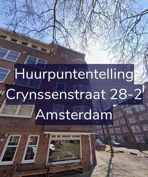 Foto gevel Huurpuntentelling voor Crynssenstraat 28-2, Amsterdam
