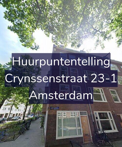Foto gevel Huurpuntentelling voor Crynssenstraat 23-1, Amsterdam