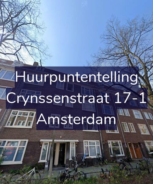 Foto gevel Huurpuntentelling voor Crynssenstraat 17-1, Amsterdam