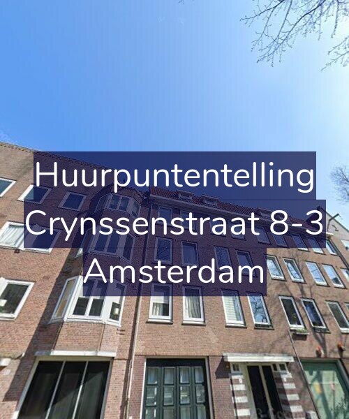 Foto gevel Huurpuntentelling voor Crynssenstraat 8-3, Amsterdam