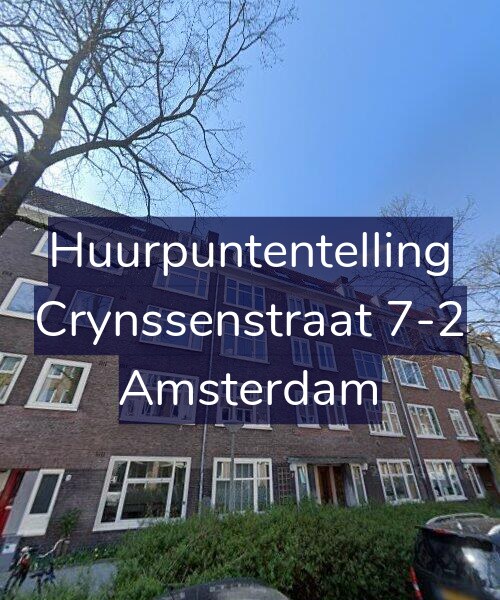 Foto gevel Huurpuntentelling voor Crynssenstraat 7-2, Amsterdam
