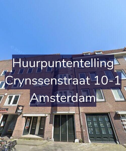 Foto gevel Huurpuntentelling voor Crynssenstraat 10-1, Amsterdam