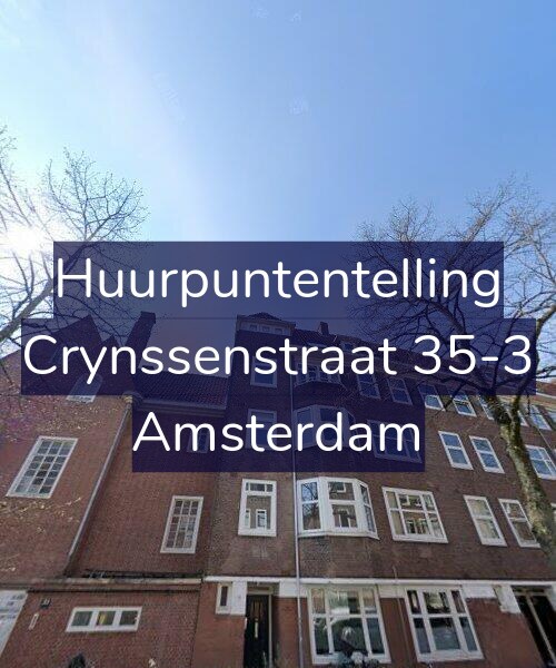 Foto gevel Huurpuntentelling voor Crynssenstraat 35-3, Amsterdam