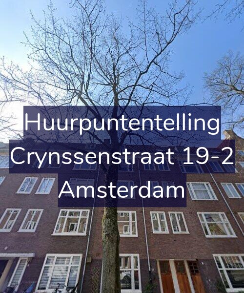 Foto gevel Huurpuntentelling voor Crynssenstraat 19-2, Amsterdam