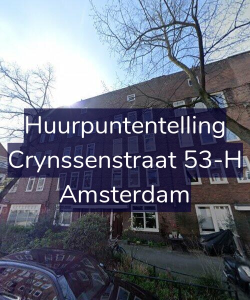 Foto gevel Huurpuntentelling voor Crynssenstraat 53-H, Amsterdam