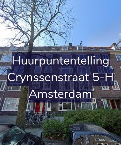Foto gevel Huurpuntentelling voor Crynssenstraat 5-H, Amsterdam