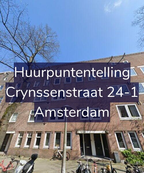 Foto gevel Huurpuntentelling voor Crynssenstraat 24-1, Amsterdam
