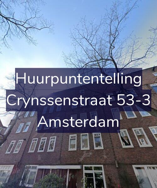 Foto gevel Huurpuntentelling voor Crynssenstraat 53-3, Amsterdam