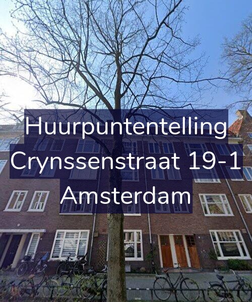 Foto gevel Huurpuntentelling voor Crynssenstraat 19-1, Amsterdam