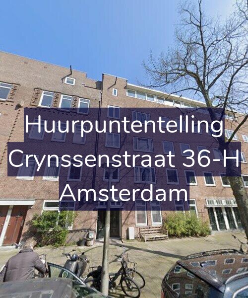 Foto gevel Huurpuntentelling voor Crynssenstraat 36-H, Amsterdam
