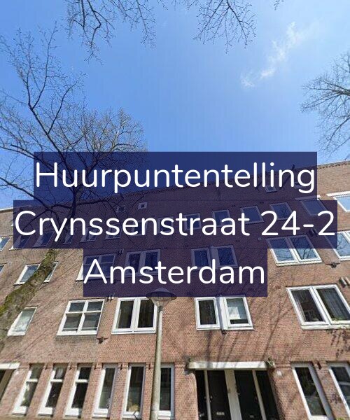 Foto gevel Huurpuntentelling voor Crynssenstraat 24-2, Amsterdam