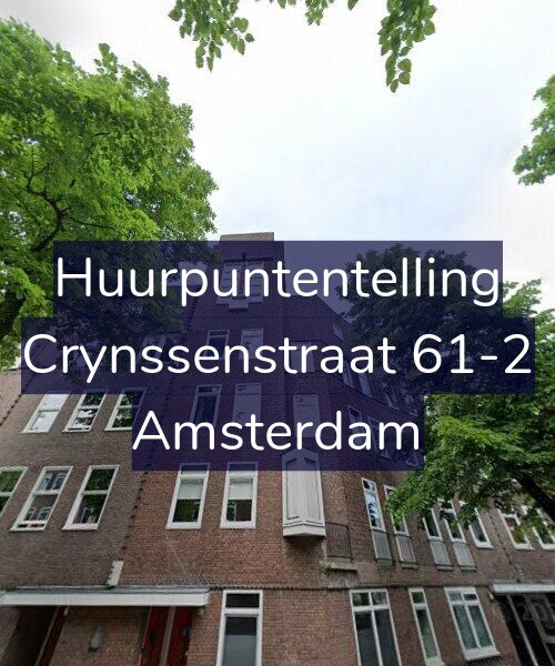 Foto gevel Huurpuntentelling voor Crynssenstraat 61-2, Amsterdam