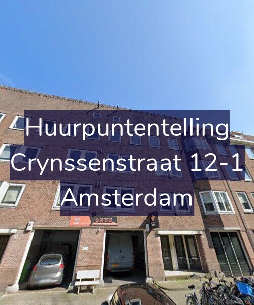 Foto gevel Huurpuntentelling voor Crynssenstraat 12-1, Amsterdam