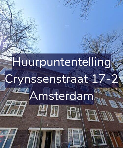 Foto gevel Huurpuntentelling voor Crynssenstraat 17-2, Amsterdam