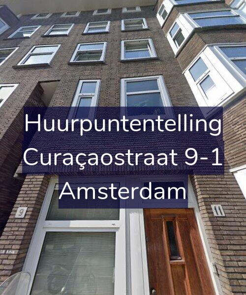 Foto gevel Huurpuntentelling voor Curaçaostraat 9-1, Amsterdam