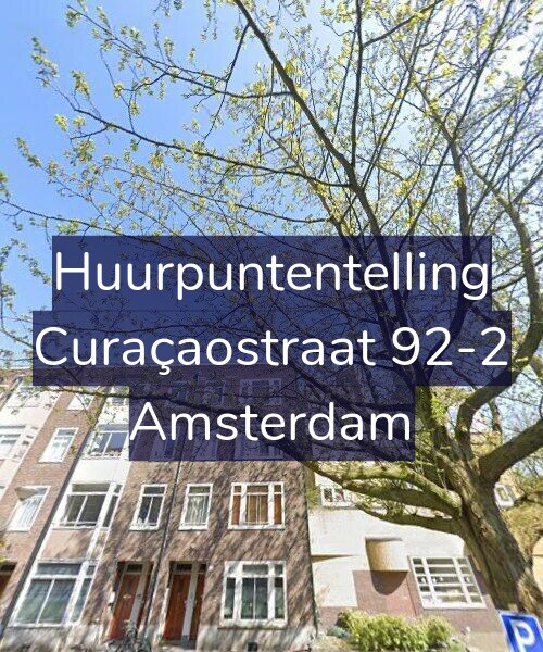 Foto gevel Huurpuntentelling voor Curaçaostraat 92-2, Amsterdam