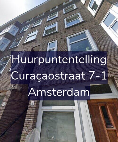 Foto gevel Huurpuntentelling voor Curaçaostraat 7-1, Amsterdam