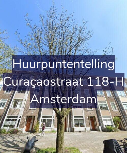 Foto gevel Huurpuntentelling voor Curaçaostraat 118-H, Amsterdam
