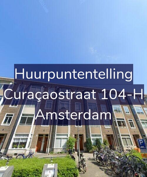 Foto gevel Huurpuntentelling voor Curaçaostraat 104-H, Amsterdam