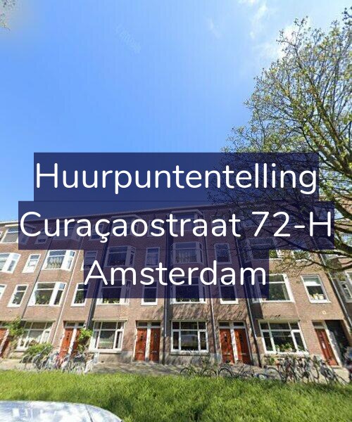 Foto gevel Huurpuntentelling voor Curaçaostraat 72-H, Amsterdam