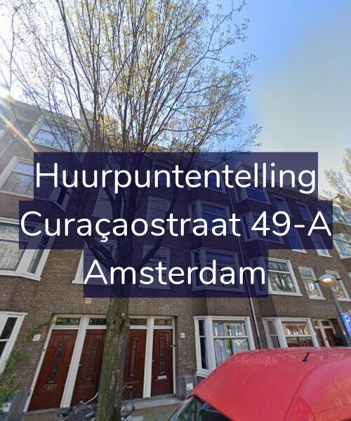 Foto gevel Huurpuntentelling voor Curaçaostraat 49-A, Amsterdam