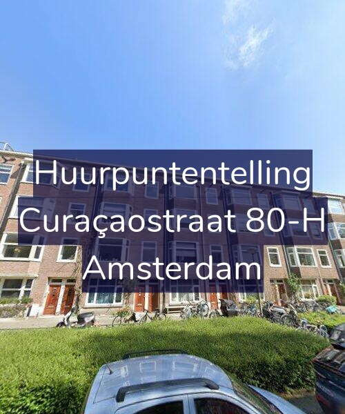 Foto gevel Huurpuntentelling voor Curaçaostraat 80-H, Amsterdam