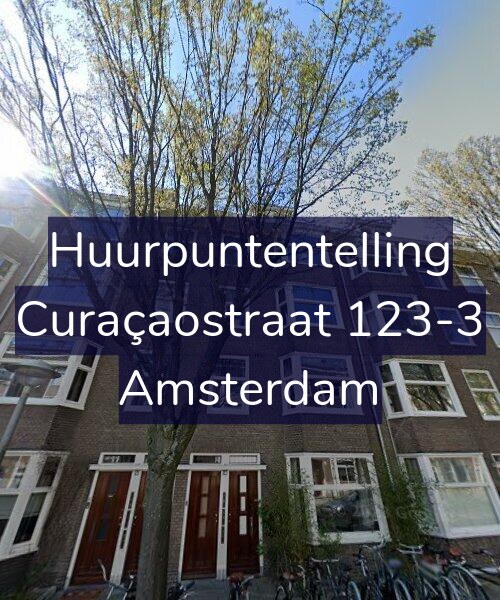 Foto gevel Huurpuntentelling voor Curaçaostraat 123-3, Amsterdam