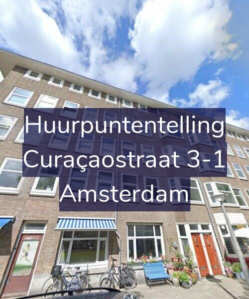Foto gevel Huurpuntentelling voor Curaçaostraat 3-1, Amsterdam