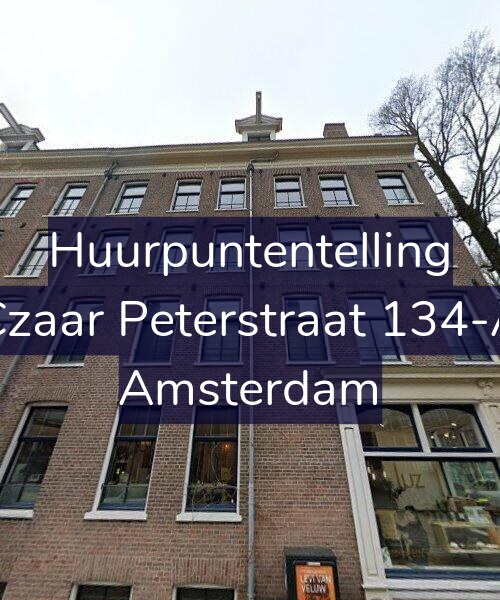 Foto gevel Huurpuntentelling voor Czaar Peterstraat 134-A, Amsterdam