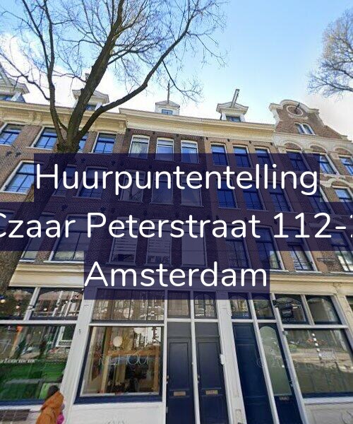 Foto gevel Huurpuntentelling voor Czaar Peterstraat 112-2, Amsterdam