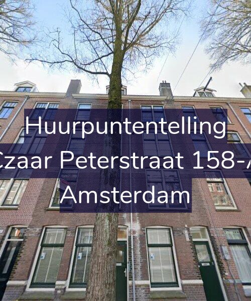Foto gevel Huurpuntentelling voor Czaar Peterstraat 158-A, Amsterdam