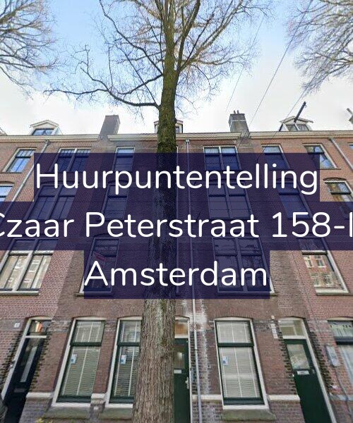 Foto gevel Huurpuntentelling voor Czaar Peterstraat 158-B, Amsterdam