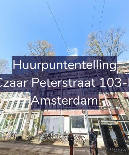 Foto gevel Huurpuntentelling voor Czaar Peterstraat 103-E, Amsterdam