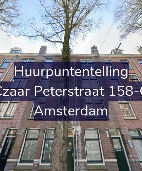 Foto gevel Huurpuntentelling voor Czaar Peterstraat 158-C, Amsterdam