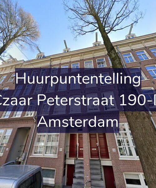 Foto gevel Huurpuntentelling voor Czaar Peterstraat 190-D, Amsterdam