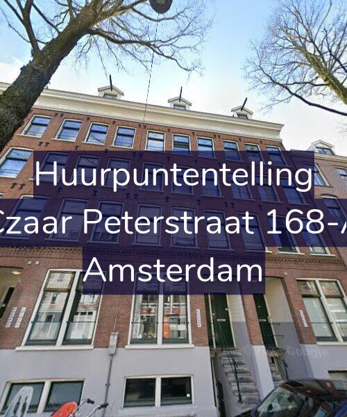 Foto gevel Huurpuntentelling voor Czaar Peterstraat 168-A, Amsterdam