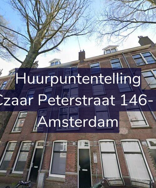 Foto gevel Huurpuntentelling voor Czaar Peterstraat 146-1, Amsterdam