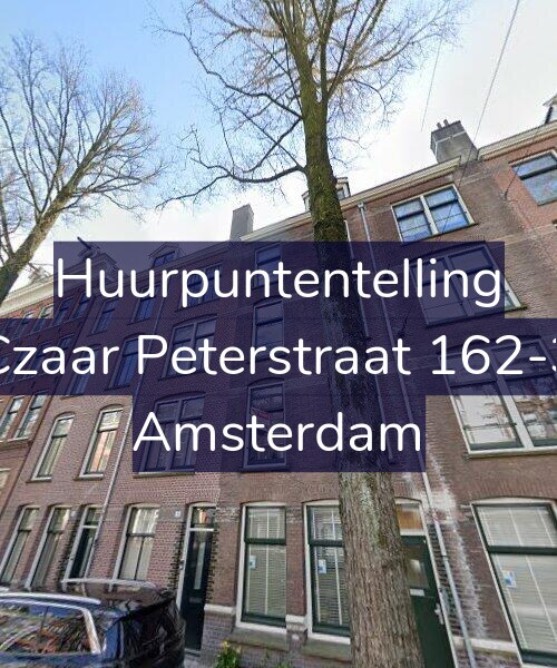 Foto gevel Huurpuntentelling voor Czaar Peterstraat 162-3, Amsterdam