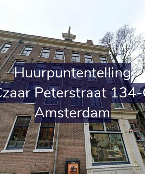 Foto gevel Huurpuntentelling voor Czaar Peterstraat 134-C, Amsterdam