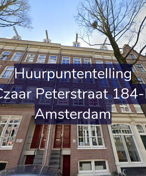 Foto gevel Huurpuntentelling voor Czaar Peterstraat 184-E, Amsterdam