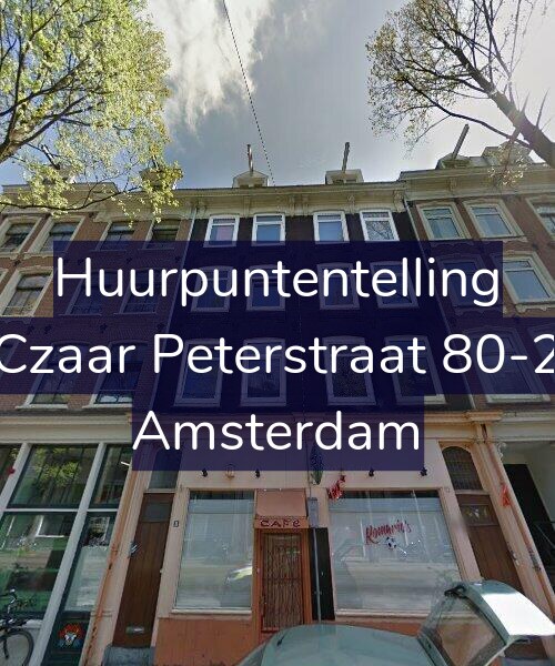 Foto gevel Huurpuntentelling voor Czaar Peterstraat 80-2, Amsterdam