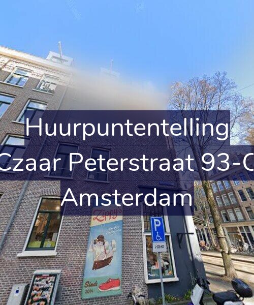 Foto gevel Huurpuntentelling voor Czaar Peterstraat 93-C, Amsterdam