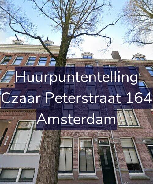 Foto gevel Huurpuntentelling voor Czaar Peterstraat 164, Amsterdam