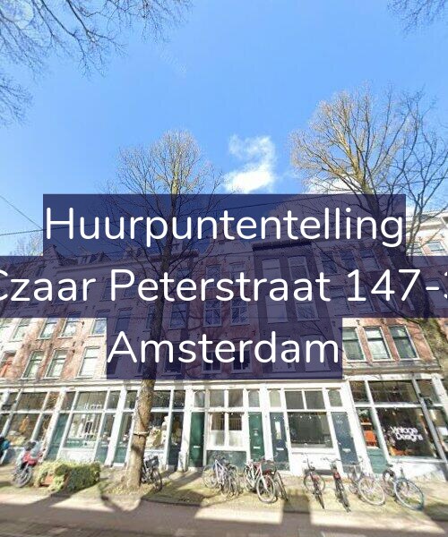 Foto gevel Huurpuntentelling voor Czaar Peterstraat 147-3, Amsterdam