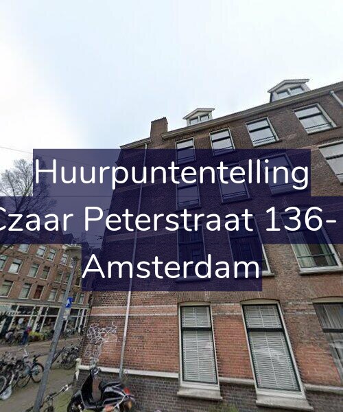 Foto gevel Huurpuntentelling voor Czaar Peterstraat 136-1, Amsterdam