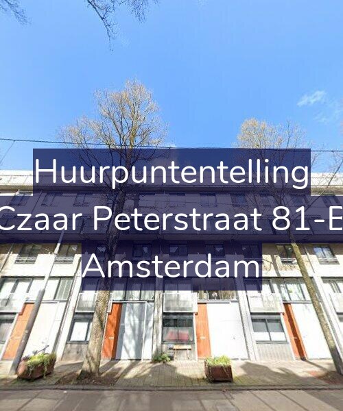 Foto gevel Huurpuntentelling voor Czaar Peterstraat 81-B, Amsterdam