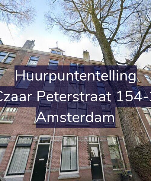 Foto gevel Huurpuntentelling voor Czaar Peterstraat 154-2, Amsterdam