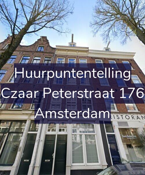 Foto gevel Huurpuntentelling voor Czaar Peterstraat 176, Amsterdam