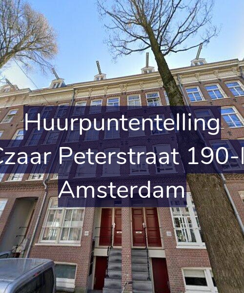 Foto gevel Huurpuntentelling voor Czaar Peterstraat 190-B, Amsterdam